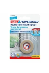 Taśma dwustronna powerbond 1,5m x 19mm przezroczysta