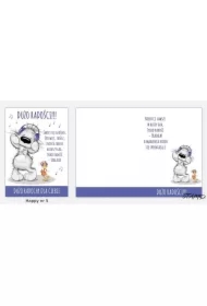 Karnet Happy B6 + koperta wzór nr 05