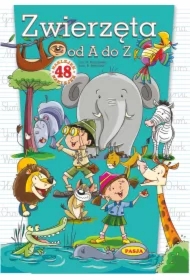 Zwierzęta od A do Z. 48 naklejek
