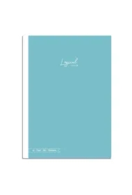 Notatnik z naklejkami B5 linia 7mm zielonkawy