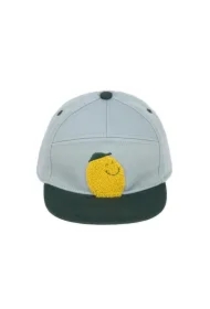 Czapka z daszkiem dziecięca Little Gang Lemon light blue/dark green 2-6 lat