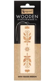 Zakładka drewniana Etno floral