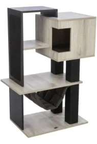 CityStyle, drapak stojący, dla kota, szary/czarny, 98 cm