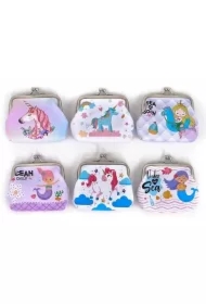 Portmonetka dziewczęca 10x9cm MIX