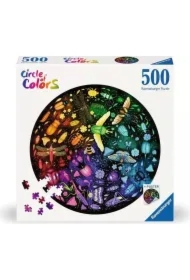 Puzzle 500 el. 2D Paleta kolorów. Insekty