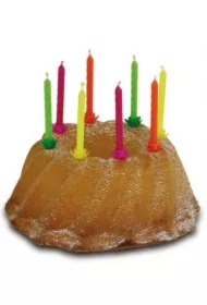 Świeczki neon z podstawkami