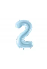 Balon foliowy 2 jasny niebieski