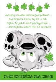 Karnet Happy B6 + koperta wzór nr 04