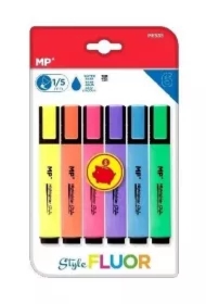 Zakreślacz fluorescencyjny 6 szt