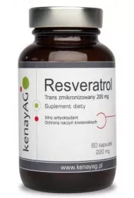 Resveratrol trans- zmikronizowany - większa porcja 200 mg! - suplement diety