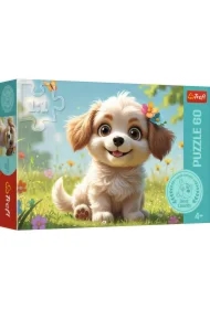 Puzzle 60 el. Szczeniaczkiem być!