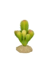 Dekoracja terrarystyczna kaktus na podstawce 7cm