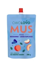 Mus owocowy Trio Jabłko - Brzoskwinia - Jagoda kamczacka