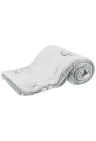 Nando, koc, dla psa/kota, jasnoszary, plusz, 75 x 50 cm