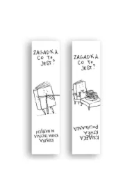 Zakładka kartonowa - Książka trzyma w napięciu