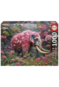 Puzzle 1000 el. Kwiatowy słoń