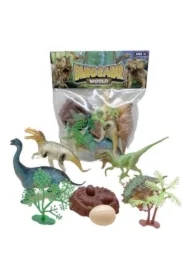 Zestaw dinozaurów z jajem