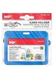 Etui na identyfikator niebieskie