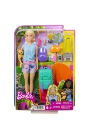 Barbie. Kemping Barbie Malibu Lalka + akcesoria HDF73
