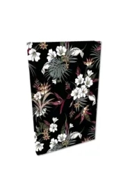Notes A5 w kratkę Soft Touch Tropikalne Kwiaty