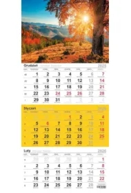 Kalendarz 2026 trójdzielny