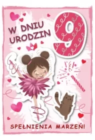 Karnet urodziny 9