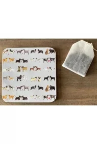 Podkładka pod kubek C196 Urocze pary psów