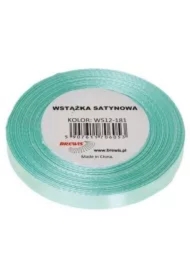 Wstążka satynowa miętowa