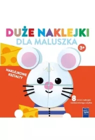 Duże naklejki dla maluszka 3+ Myszka