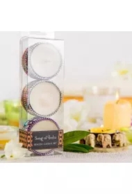 Zestaw ręcznie zdobionych świec