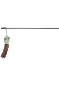 Wędka dla kota, z myszką, plastik/plusz, 46 cm