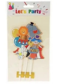 Topper na tort cyrk 29x16cm