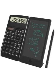 Kalkulator naukowy z notatnikiem LED rysik