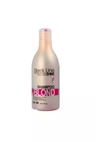 Szampon nadający różowy odcień do włosów blond z jedwabiem