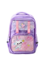 Plecak szkolny Kotek fiolet 20L