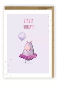 Kartka urodzinowa, eko koperta K022