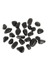 Kamienie polerowane Black Pebble III 10-20mm do akwarium terrarium