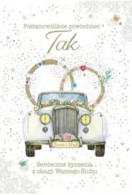 Kartka okolicznościowa Ślub