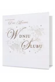Karnet kwadratowy Ślub