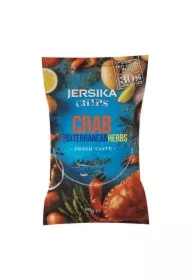 Chipsy ziemniaczane o smaku kraba i przyp. śródziemn.