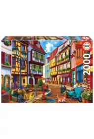 Puzzle 2000 el. Kolorowa uliczka