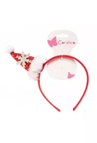 Opaska z czapką Mikołaja