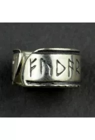 Pierścień z runami Wikingów nr.10-12, oksydowany