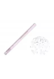 Tuba z motylkami biały 80cm