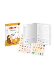 Kolorowanka A4/16K z naklejkami Kaligrafia