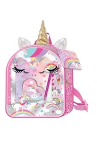 Przybory do pisania w plecaczku Jednorożec