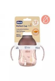 Kubek 360` do nauki samodzieln picia 200ml brzoskw