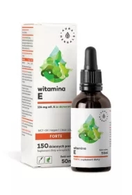 Witamina E FORTE (200IU) MCT-Oil w kroplach Suplement diety