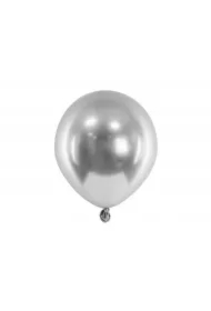 Balony Glossy 12cm srebrny