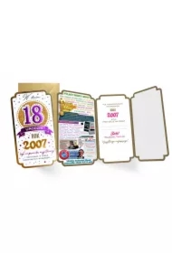 Karnet urodziny 18